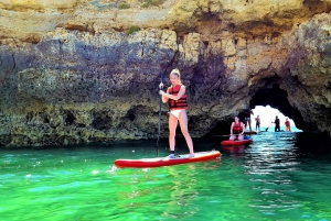 Albufeira: Stand Up Paddle Lesson and Coastal Tour