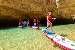 Albufeira: Lección de Stand Up Paddle y Excursión Costera