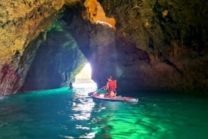 Albufeira: Lección de Stand Up Paddle y Excursión Costera