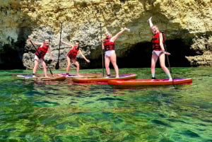 Albufeira: Lección de Stand Up Paddle y Excursión Costera