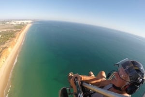 Albufeira: Paraglidingflygning vid solnedgången