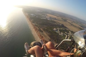 Albufeira: Paraglidingflygning vid solnedgången
