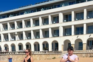 Albufeira: Yoga al tramonto sulla spiaggia