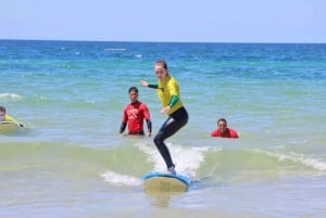 Albufeira: Small Group Surf Lesson with Private Instructor
