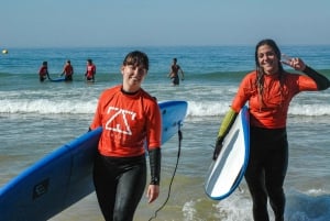 Albufeira: Small Group Surf Lesson with Private Instructor