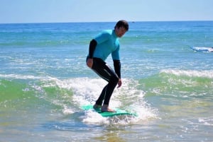 Albufeira: Surflektion på Galé Beach