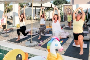ALBUFEIRA: Clase de yoga en una cúpula o en la playa