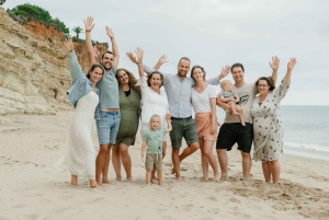 Algarve: 1 timmes fotografering av par och familj
