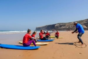Algarve: 2-tunnin surffitunti aloittelijoille