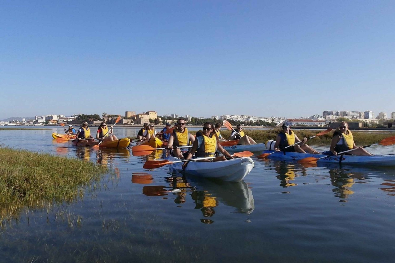 Algarve: Excursión de 2 horas en kayak por la Ría Formosa desde Faro