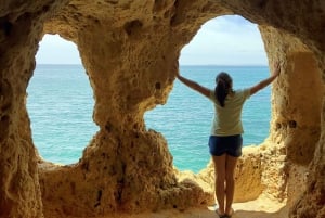 Algarve: tour in barca della grotta di Benagil e passeggiata costiera di Algarseco