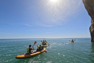 Benagil: Benagil Caves Guided Kayak Tour with Free 4K Photos