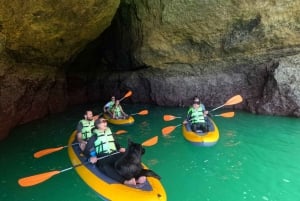 Benagil: Benagil Caves Guided Kayak Tour with Free 4K Photos