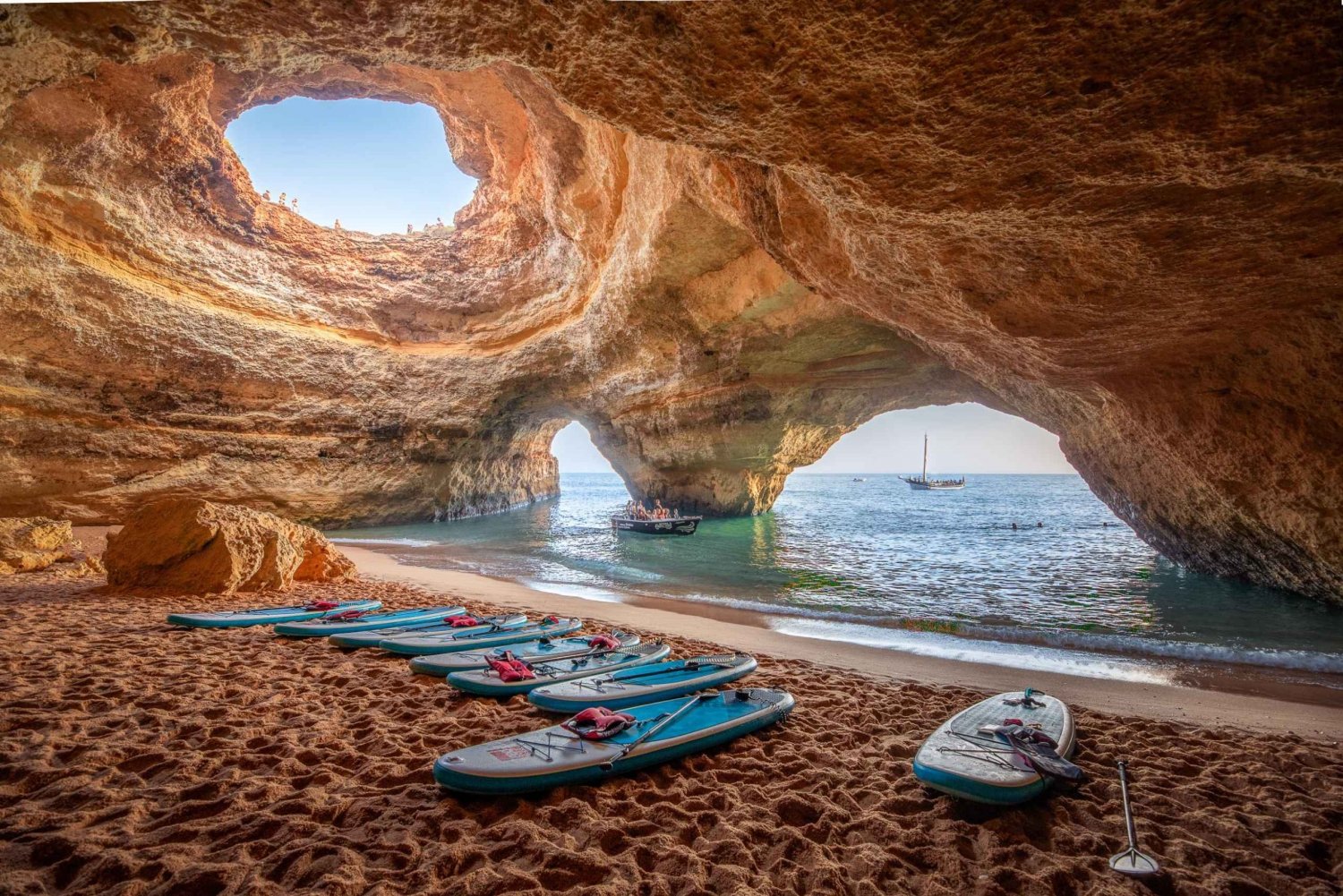 Algarve: Tour delle grotte di Benagil in Stand-Up Paddle Board