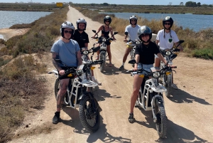 Algarve: E Motor Bike Faro Island Tour via the Ria Formosa