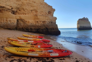 Algarve: Ukryte skarby – jaskinie Benagil kajakiem