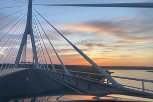 Algarve: experiência medieval no leste e jantar em Espanha