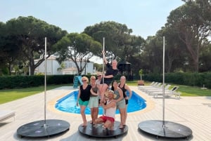 Algarve: paaldanservaring met uitzicht op de oceaan met Prosecco