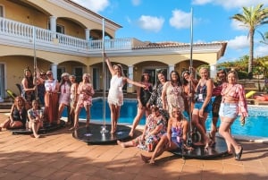 Algarve: paaldanservaring met uitzicht op de oceaan met Prosecco