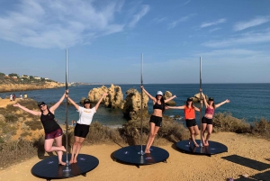 Algarve: paaldanservaring met uitzicht op de oceaan met Prosecco