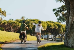 Almancil: Guidad cykeltur på Faro Island med kaffepaus