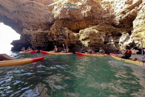 Armação de Pêra: 2-Hour Wild Beaches and Caves Kayak Tour