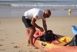 Armação de Pêra: 2-godzinna wycieczka kajakiem po dzikich plażach i jaskiniach