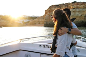 Armação de Pera : Excursión Privada en Barco Amanecer/Puesta de Sol