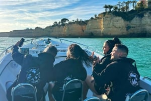 Armação de Pera : Excursión Privada en Barco Amanecer/Puesta de Sol