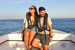 Armação de Pera : Excursión Privada en Barco Amanecer/Puesta de Sol