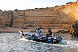 Armação de Pera : Excursión Privada en Barco Amanecer/Puesta de Sol