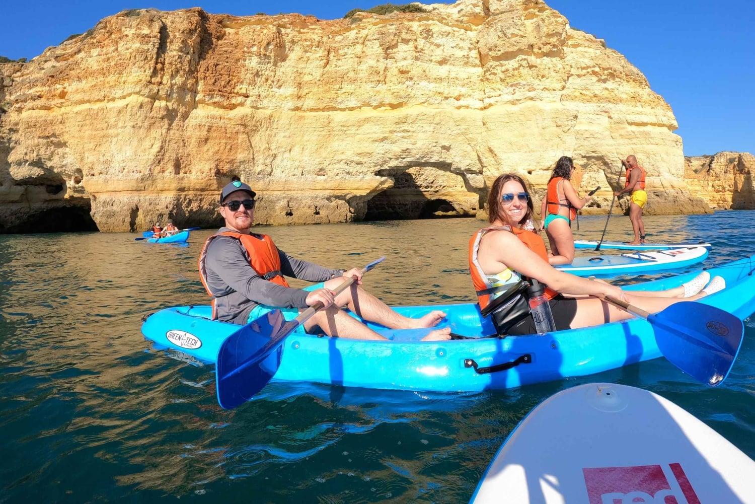 Benagil Beach: Paddla kajak till Benagil-grottorna med möjlighet till soluppgång