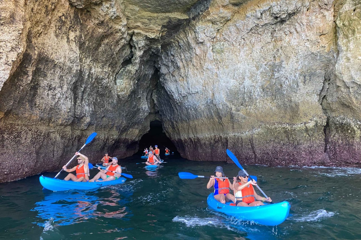 Benagil Beach: Paddla kajak till Benagil-grottorna med möjlighet till soluppgång