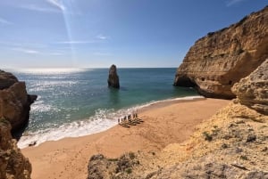 Carvoeiro: Benagil Cave Kayak Tour with 4k Photos