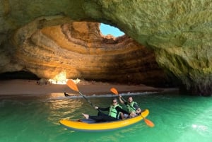 Carvoeiro: Benagil Cave Kayak Tour with 4k Photos