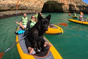 Carvoeiro: Benagil Cave Kayak Tour with 4k Photos