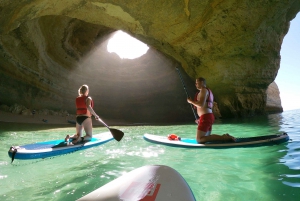 Benagil: Benagil Cave Stand Up PaddleBoard Tour at Sunrise