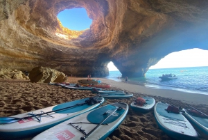 Benagil: Benagil Cave Stand Up PaddleBoard Tour at Sunrise