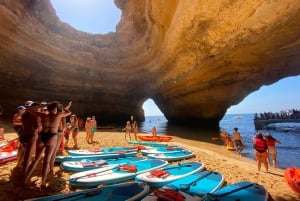 Benagil: Benagil Cave Stand Up PaddleBoard Tour at Sunrise