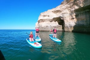 Benagil: Benagil Cave Stand Up PaddleBoard Tour at Sunrise