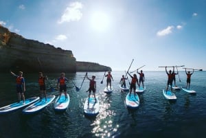 Benagil: Benagil Cave Stand Up PaddleBoard Tour at Sunrise