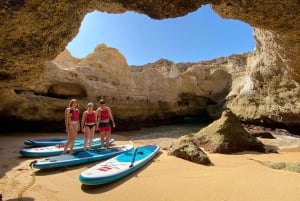 Benagil: Benagil Cave Stand Up PaddleBoard Tour at Sunrise