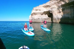 Benagil: Benagil Cave Stand Up PaddleBoard-tur ved soloppgang