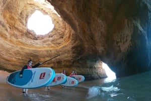 Benagil: Benagil Cave Stand Up PaddleBoard-tur ved soloppgang