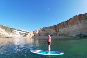 Benagil: Benagil Cave Stand Up PaddleBoard-tur ved soloppgang