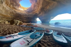 Benagil: Benagil Cave Stand Up PaddleBoard-tur ved soloppgang