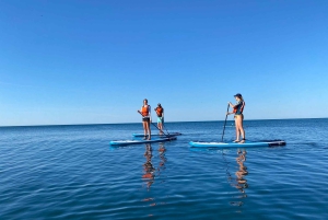 Benagil: Benagil Cave Stand Up PaddleBoard-tur ved soloppgang
