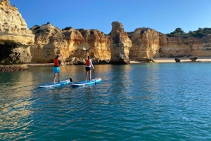 Benagil: Benagil Cave Stand Up PaddleBoard-tur ved soloppgang