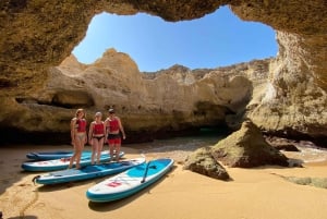 Benagil: Benagil Cave Stand Up PaddleBoard-tur ved soloppgang