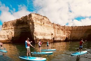 Benagil: Benagil Cave Stand Up PaddleBoard-tur ved soloppgang